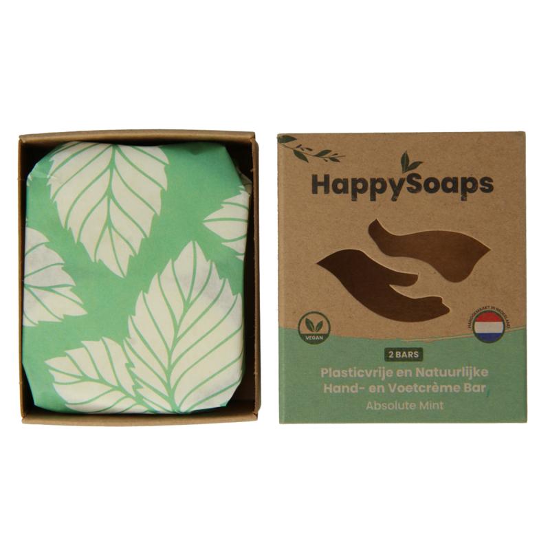 Happysoaps Hand & Voetcreme Bar Absolute Mint