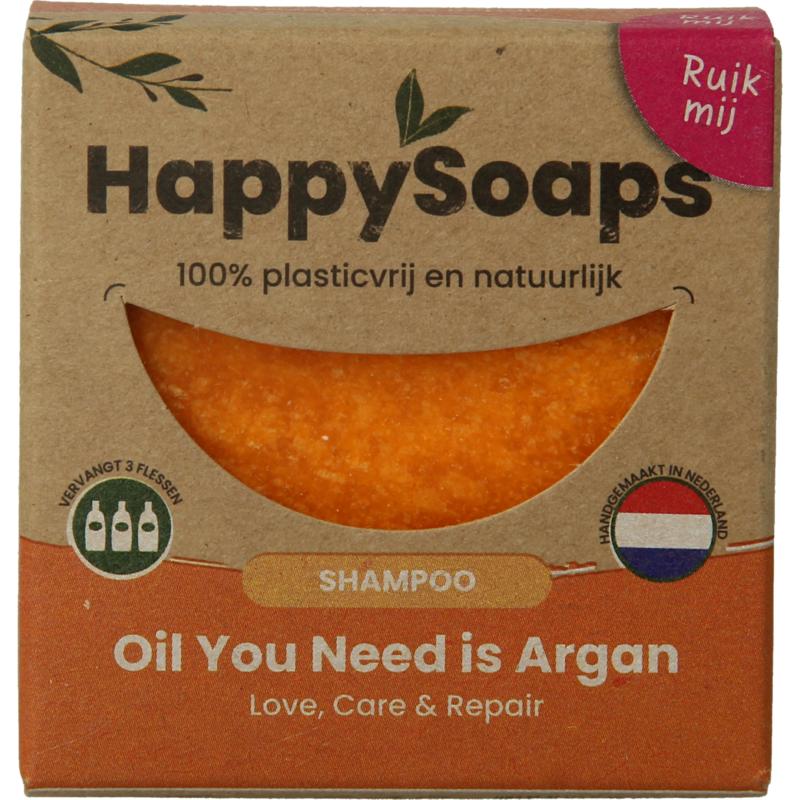 Happysoaps Shampoo Bar Oil You Need Argan