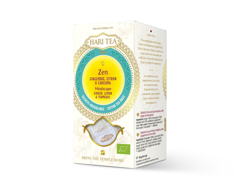 Hari Tea Ginger Lemon & Tumeric Mindscape Ginger Bio