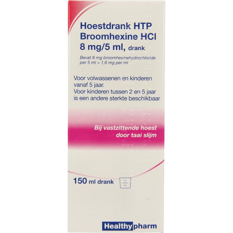 Healthypharm Broomhexine Hoestdrank 8Mg