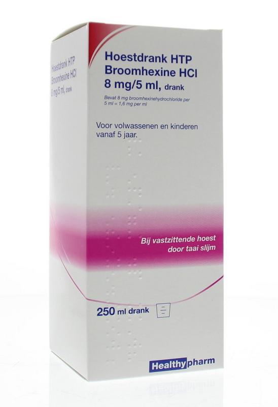 Healthypharm Broomhexine Hoestdrank 8Mg