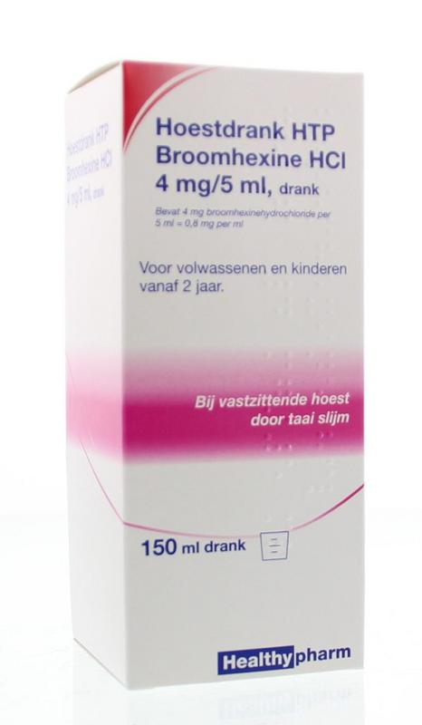Healthypharm Hoestdrank Broomhexine Hci 4Mg5ml