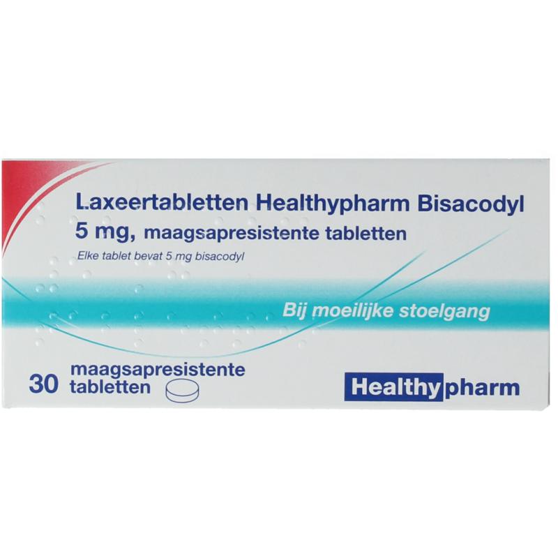 Healthypharm Laxeertabletten Bisacodyl 5Mg