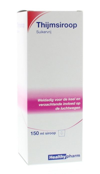 Thijmsiroop Suikervrij Av Healthypharm
