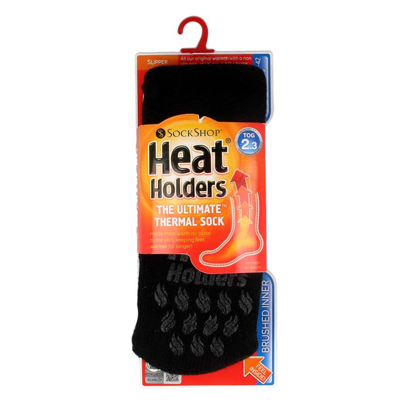 Heat Holders Anti-Slip Socks Black