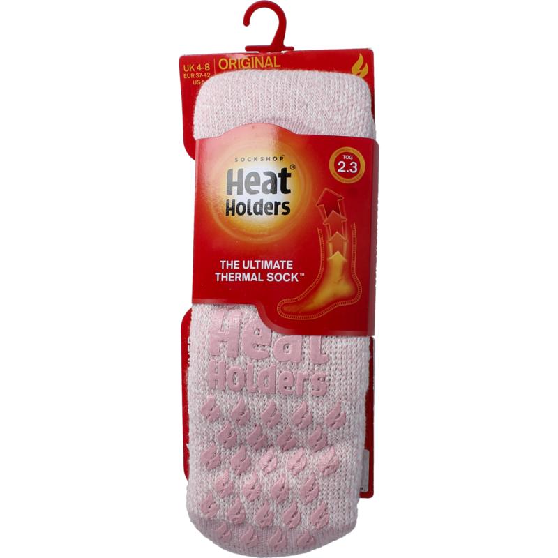 Heat Holders Anti Slip Socks Dusted Pink