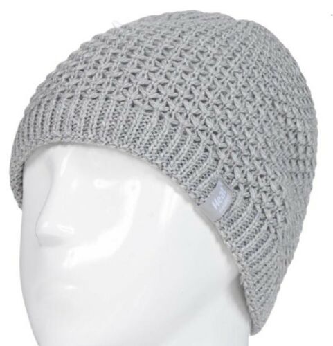 Heat Holders Ladies Cable Hat Nora Light Grey One Size