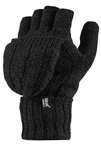 Heat Holders Ladies Converter Gloves Black One Size