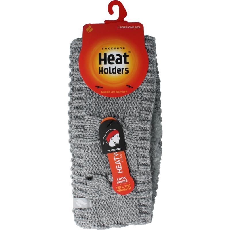 Heat Holders Ladies Headband Light Grey
