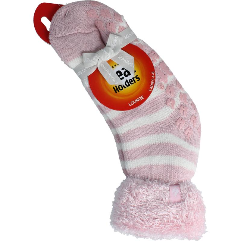Heat Holders Ladies Lounge Socks 4-8 37-42 Pink