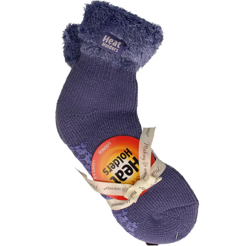 Heat Holders Ladies Lounge Socks Maat 4-8 (37-42) Dark Lavender