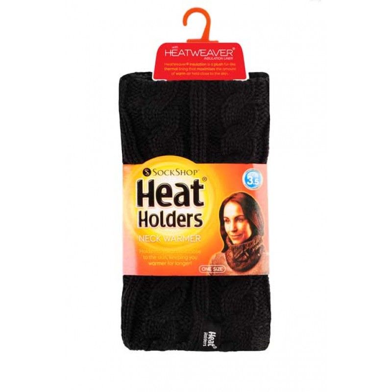 Heat Holders Ladies Neck Warmer Black
