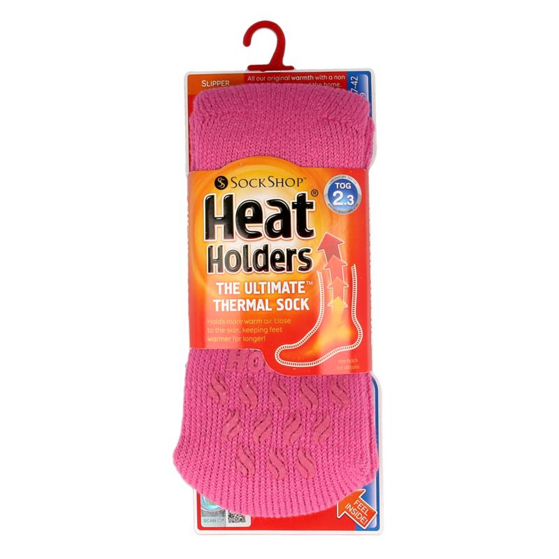 Heat Holders Ladies Slipper Socks Maat 4-8 Candy