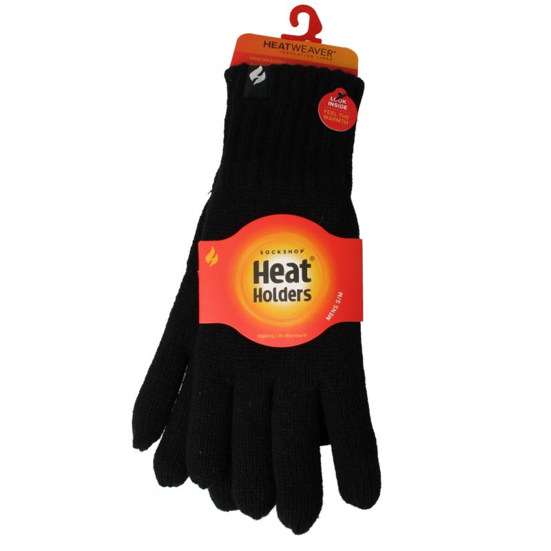 Heat Holders Mens Cable Gloves Assorti Maat Sm