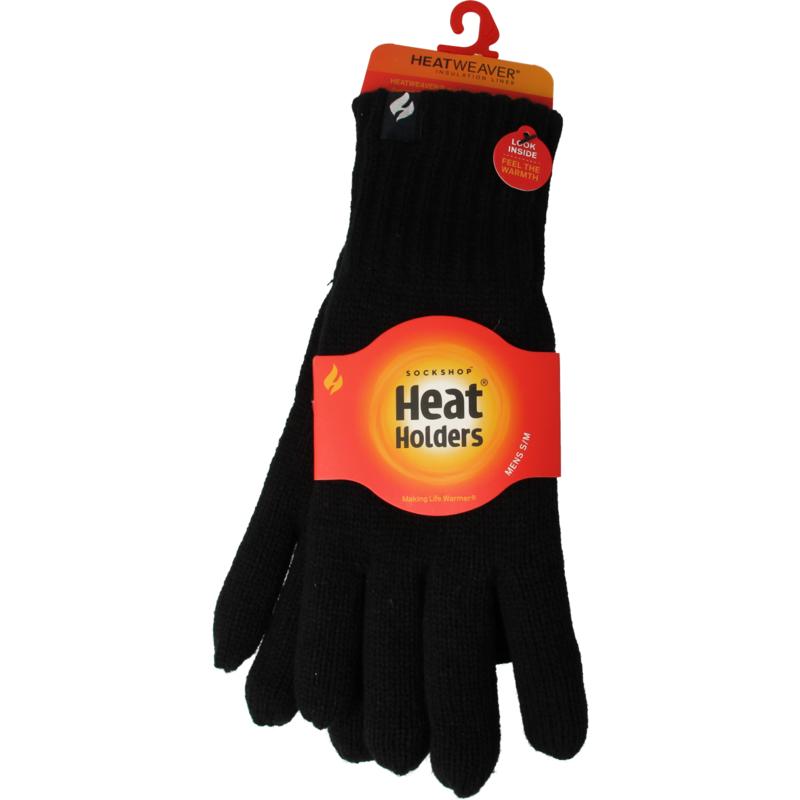 Heat Holders Mens Cable Gloves Assorti Maat Sm