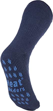 Heat Holders Mens Slipper Socks Maat 6-11 Deep Blue