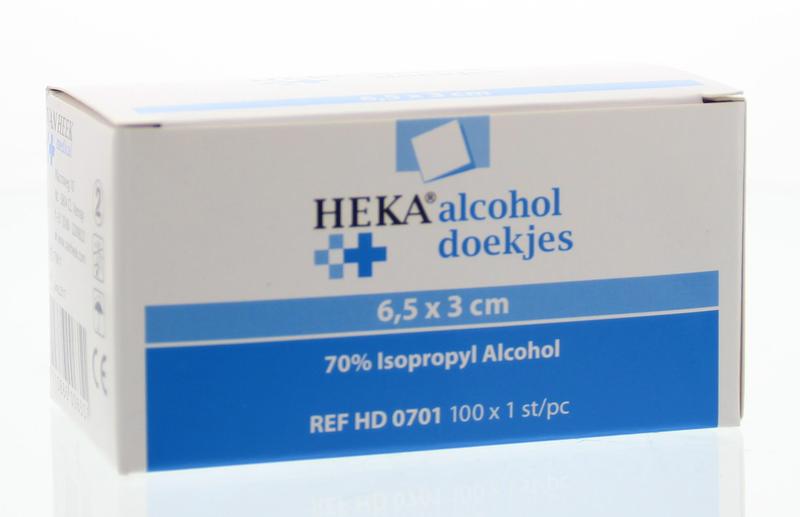 Heka Alcoholdoekjes 6.5 X 3Cm