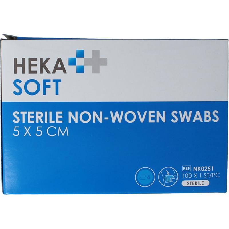 Heka Non-Woven Kompres 5X5 Steriel