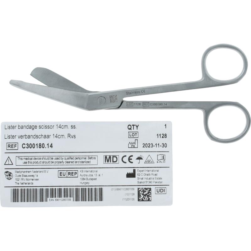 Heka Verbandschaar Rvs 14Cm