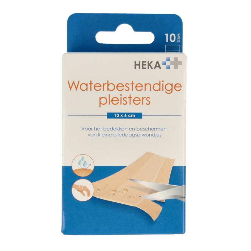 Heka Waterbestendige Pleisters 10 X 6Cm