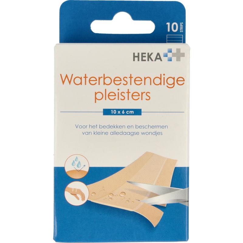 Heka Waterbestendige Pleisters 10 X 6Cm