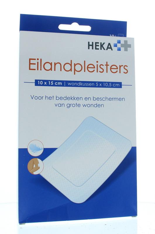Hekaplast Eilandpleister 10 X 15Cm Steriel