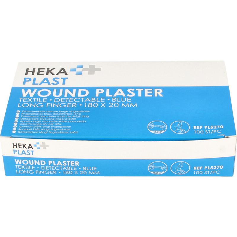 Hekaplast Vingerpleister Detectable 180 X 20 Haccp