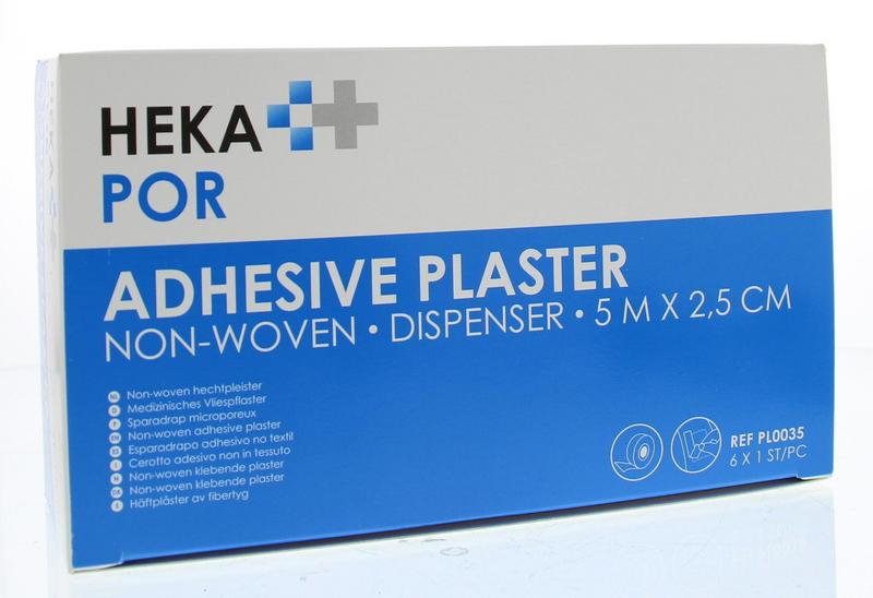Hekapor Hechtpleister 5M X 2.50 Non Woven