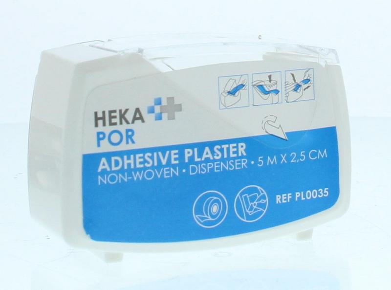 Hekapor Non Woven Hechtpleister Dispenser 5 X 2.5