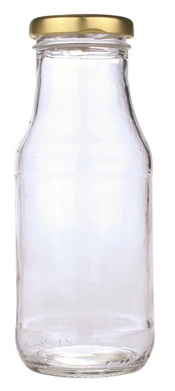 Helios Holland Sapfles Glas 250Ml Met Twist Off Dop Goud