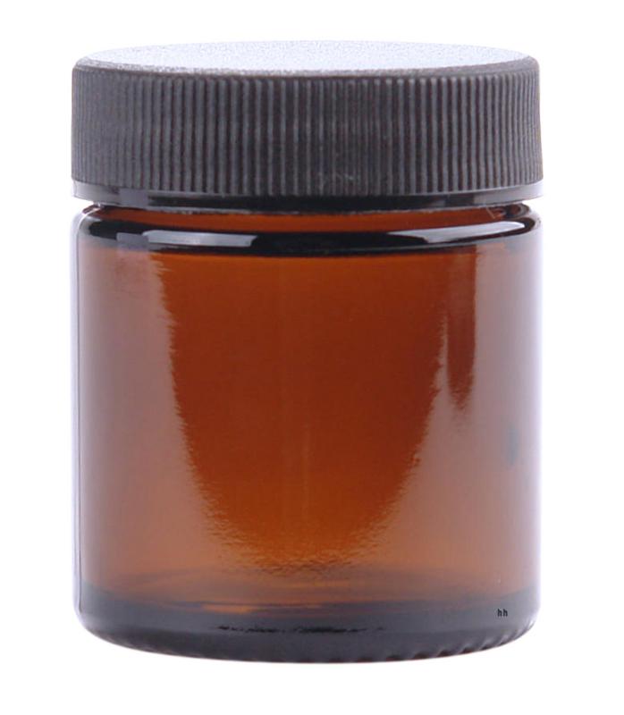 Helios Holland Zalfpotcremepot Incl Deksel Amber Bruin Glas 30Ml