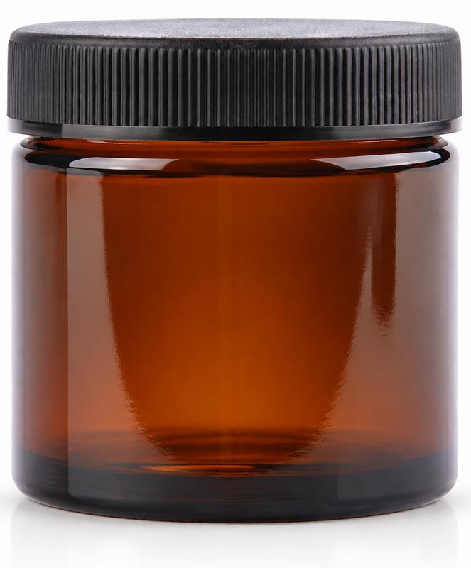 Helios Holland Zalfpotcremepot Incl Deksel Amber Bruin Glas 60Ml