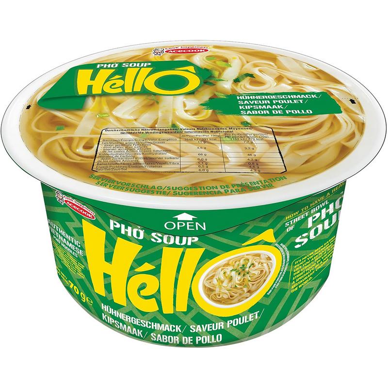 Hello Pho Instant Pho Soep Kipsmaak Glutenvrij