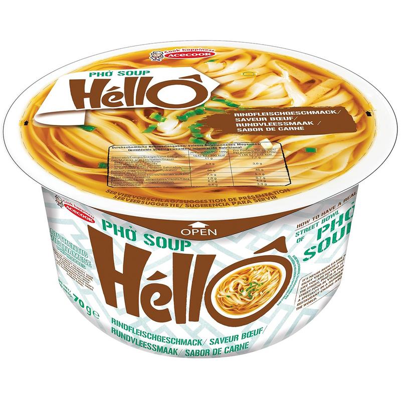 Hello Pho Instant Pho Soep Rundvleessmaak Glutenvrij