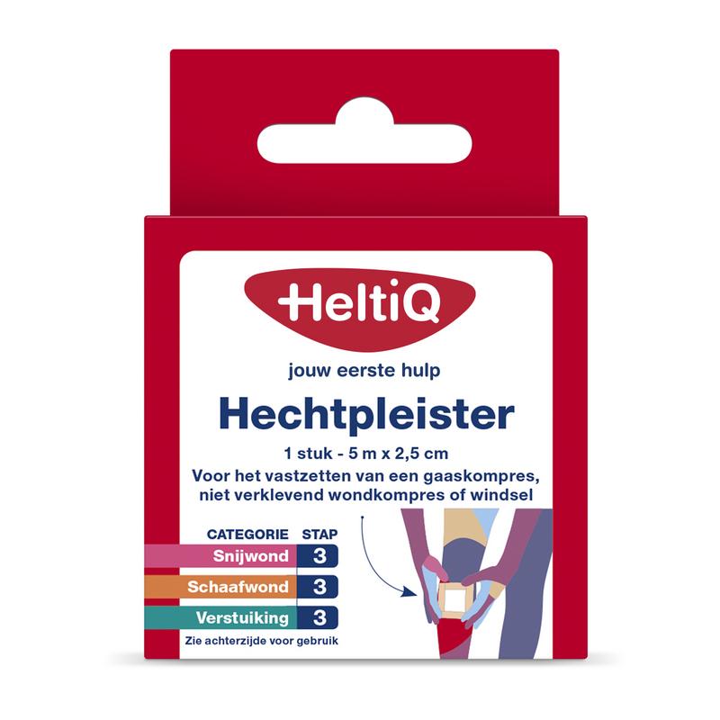 Heltiq Hechtpleister 2.5Cm X 5M