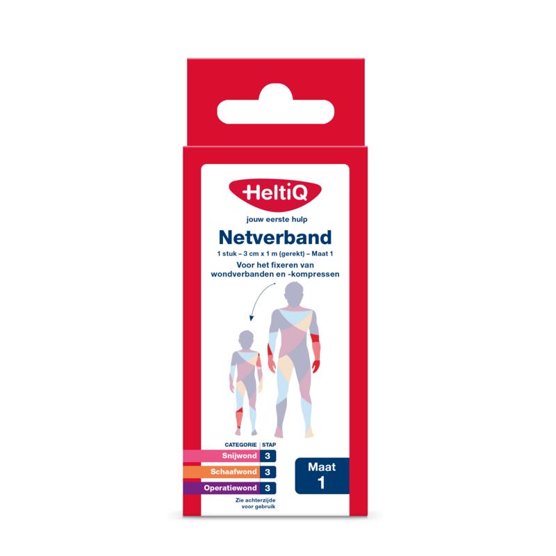 Heltiq Netverband 3Cm X 1M (Gerekt) Maat 1