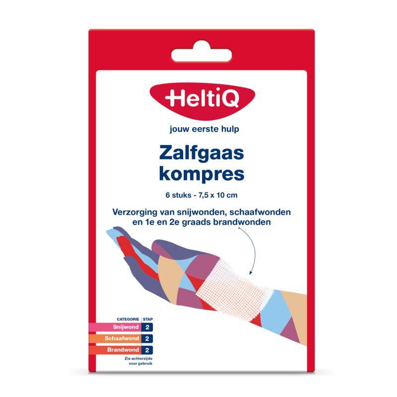 Heltiq Zalfgaaskompres 7.5 X 10Cm