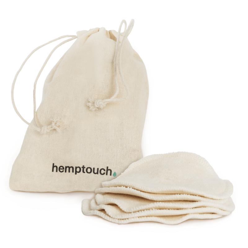 Hemptouch Reusable Cotton Pads + Laudry Bag