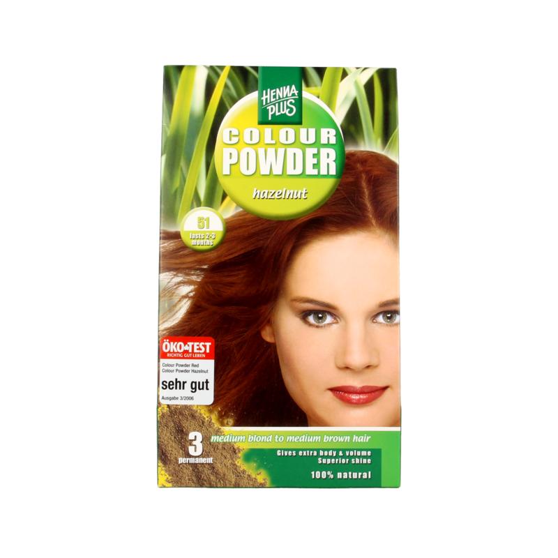 Henna Plus Colour Powder 51 Hazelnut