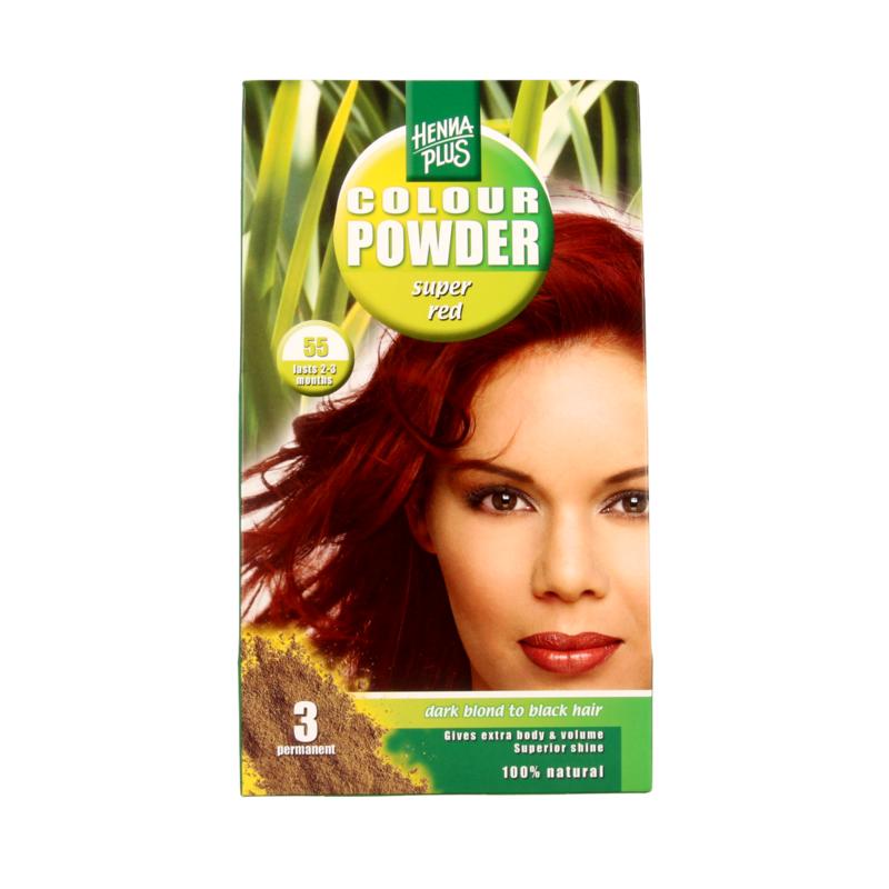 Henna Plus Colour Powder 55 Super Red