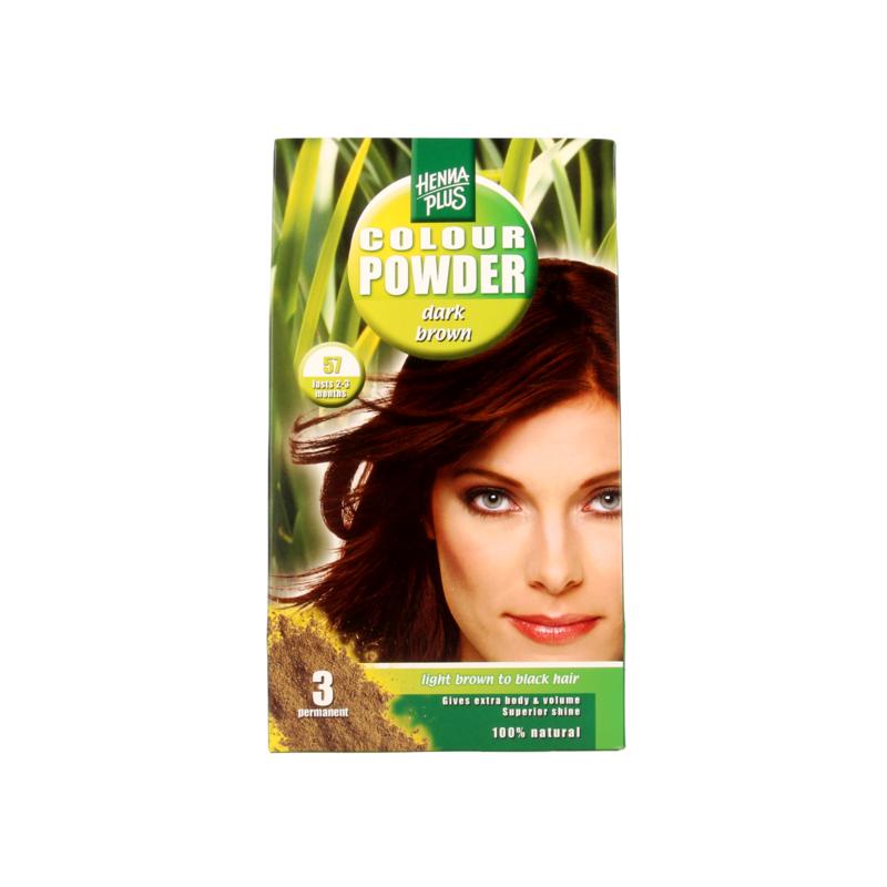Henna Plus Colour Powder 57 Dark Brown