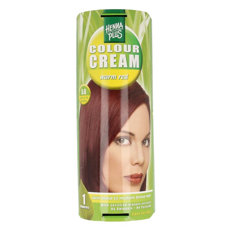 Henna Plus Colorcream Warm Red 5.6