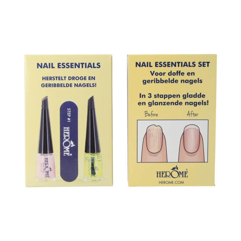 Herome Essentials Set Voor Droge & Geribbelde Nagels