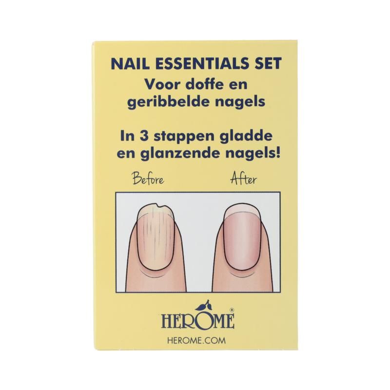 Herome Essentials Set Voor Droge & Geribbelde Nagels