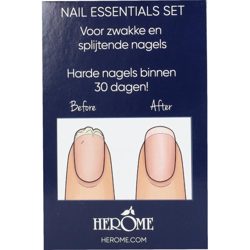 Herome Essentials Set Voor Zwakke En Splijtende Nagels
