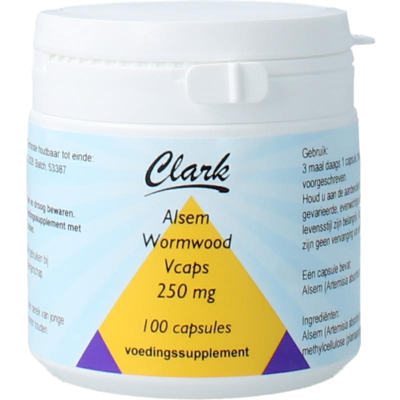 Alsem (Wormwood) Vcaps 250 Mg Clark Holisan