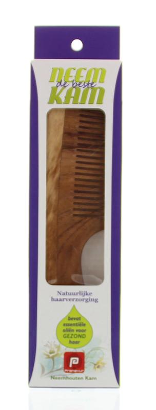 Holisan Neem Houten Kam Handvat Fijn