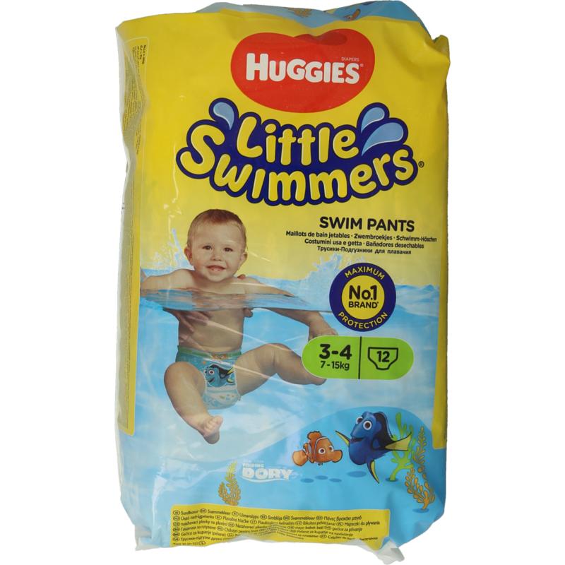 Huggies Little Swimmers Maat 3-4 7-15Kg