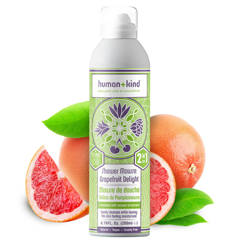Human+Kind Foam Shower Grapefruit Delight Vegan