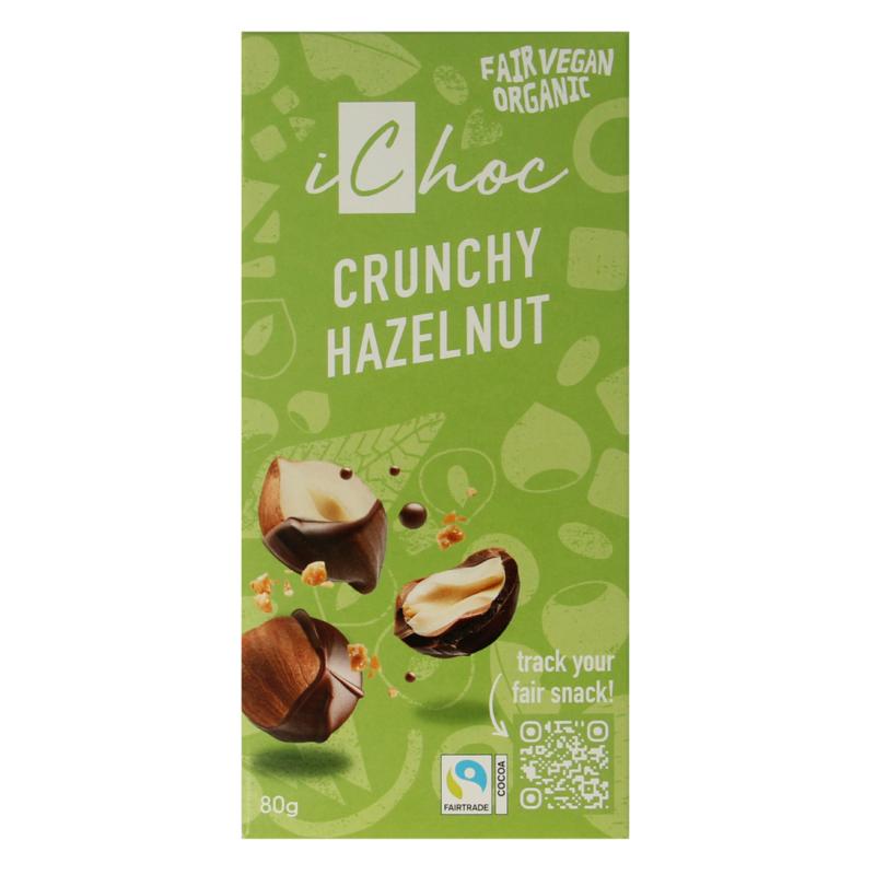 Ichoc Crunchy Hazelnut Vegan Bio
